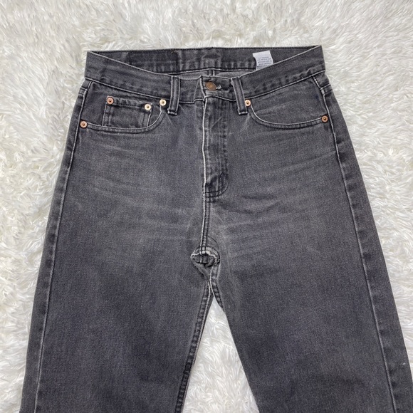 VTG 512 Levi’s Denim Jeans W30•L34 Faded Black Grayish - Picture 5 of 7